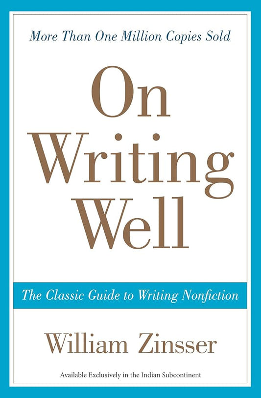 On Writing Well by William Zinsser at BIBLIONEPAL Bookstore 