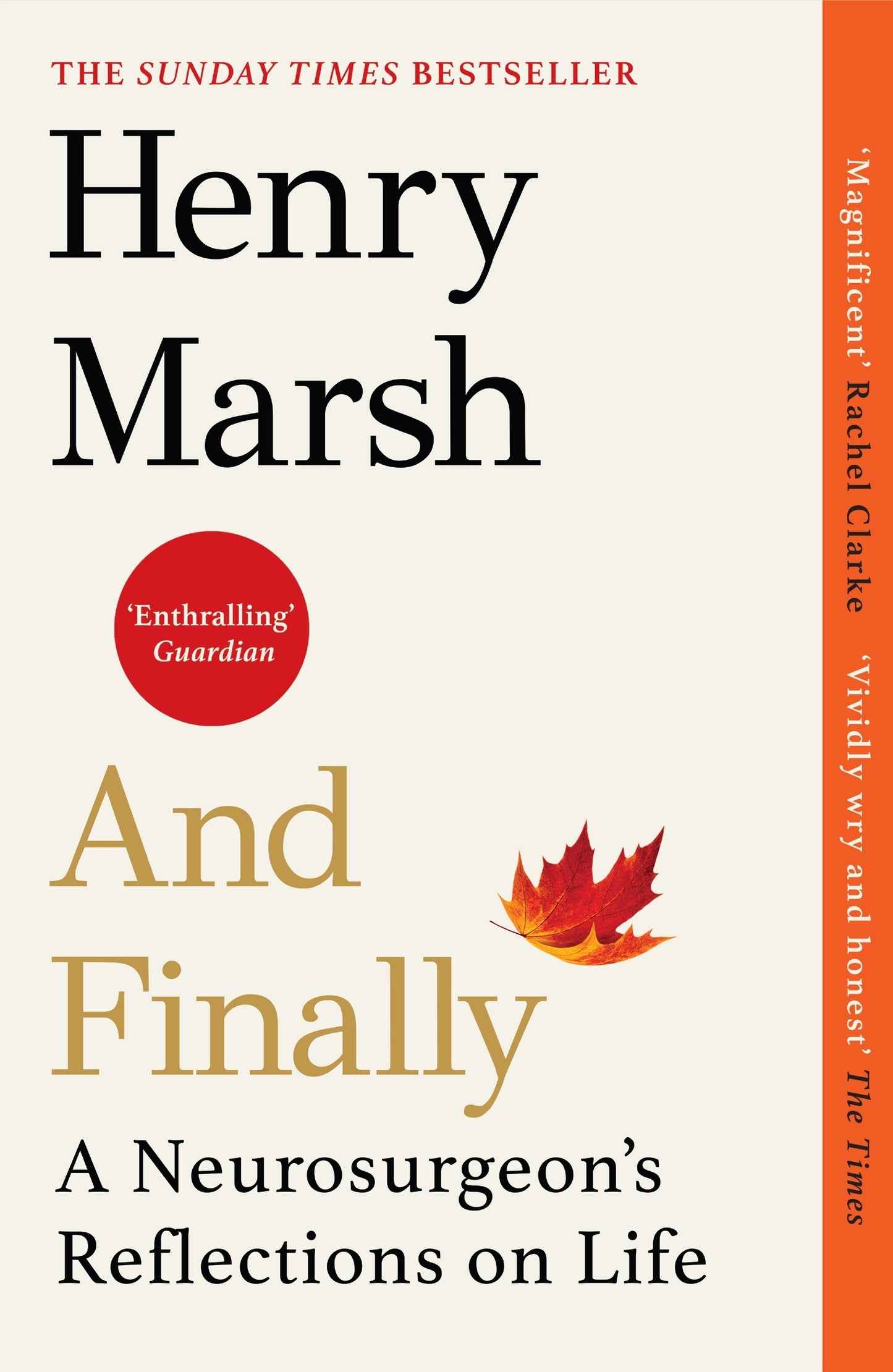 And Finally by Henry Marsh at BIBLIONEPAL Bookstore