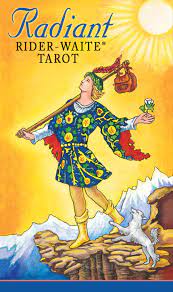 Radiant Rider-Waite Tarot Deck -78 beautifully illustrated cards and instructional booklet