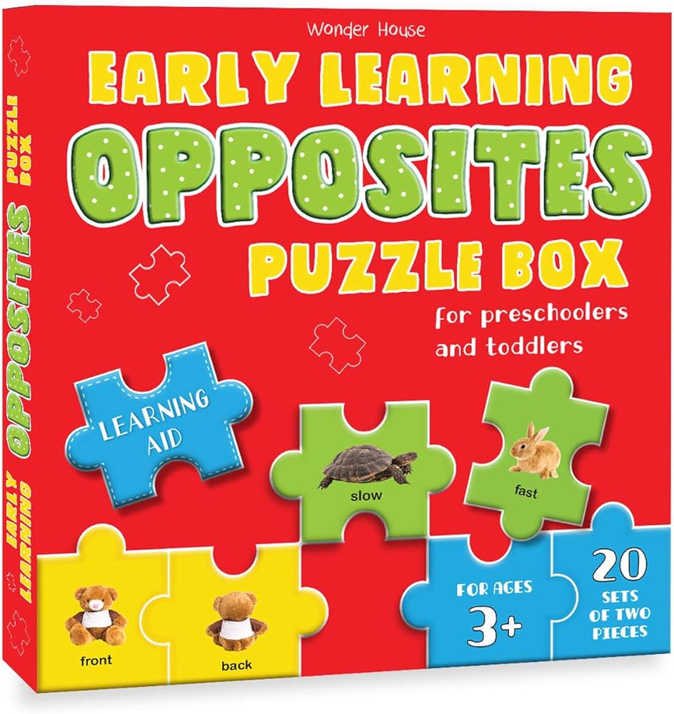 Buy Early Learning Opposites Puzzle Box For Preschoolers And Toddlers