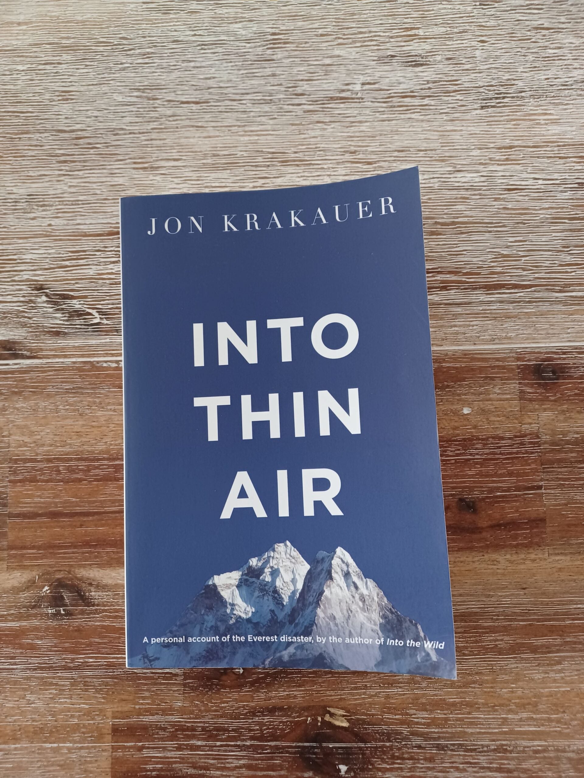 Into Thin Air by  Jon Krakauer  at BIBLIONEPAL Bookstore 