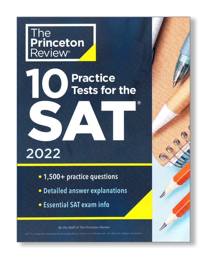 Princeton Review 10 Practice Tests for the SAT, 2022
